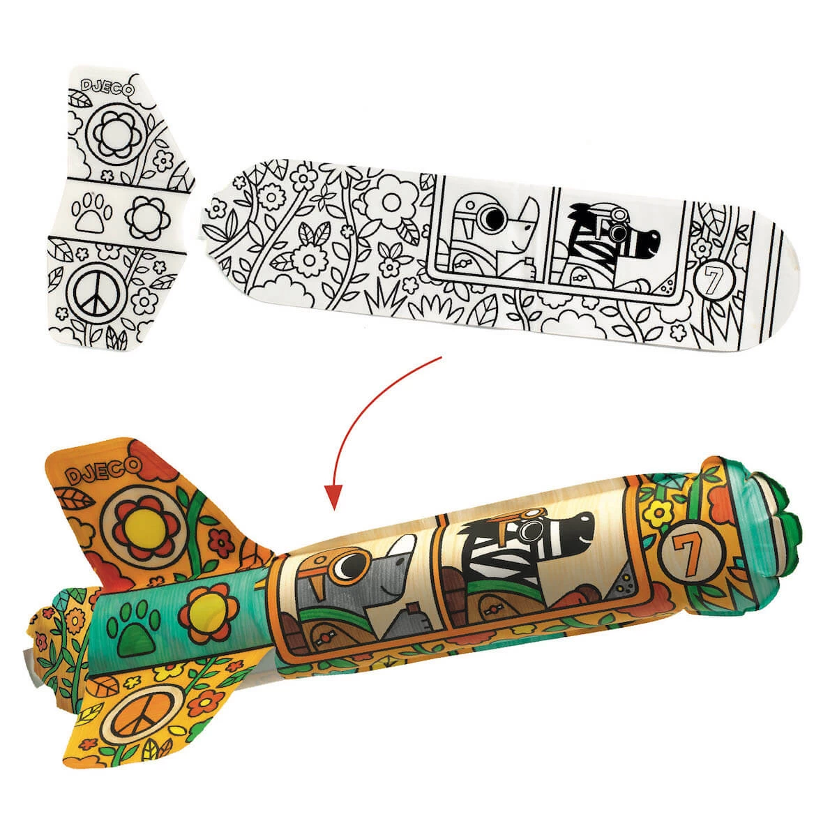 Atelier Bricolage Dans Le Ciel DO IT YOURSELF Djeco 2 Atelier Bricolage Dans Le Ciel DO IT YOURSELF Djeco – Image 2