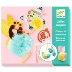 Atelier Créatif Laine POMPONS FÉES Djeco