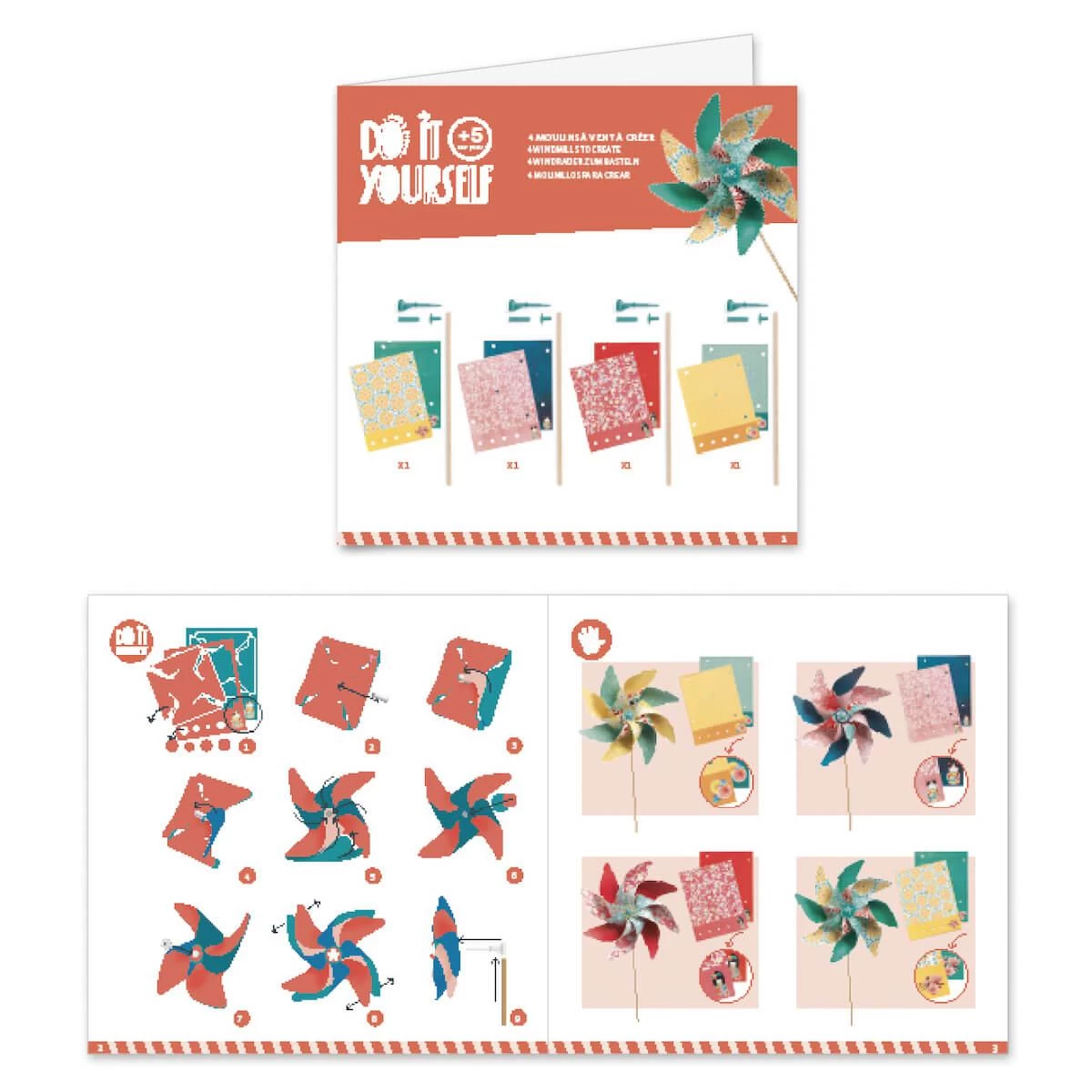 Atelier Créatif-moulins à Vent SWEET Djeco 4 Atelier Créatif-moulins à Vent SWEET Djeco – Image 4