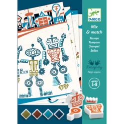 Atelier Tampon Alien Robots LES PLUS GRANDS Djeco