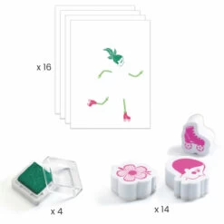 Atelier Tampon Flower Girls LES PLUS GRANDS Djeco 6 Atelier Tampon Flower Girls LES PLUS GRANDS Djeco -Magasin De Jouets atelier tampon flower girls les plus grands djeco 1200 1200 1389405