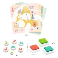 Atelier Tampons EN VISITE Djeco -Magasin De Jouets atelier tampons en visite djeco 1200 1200 1609814