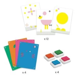 Atelier Tampons Tape Et Tape LES PETITS Djeco -Magasin De Jouets atelier tampons tape et tape les petits djeco 1200 1200 1295145