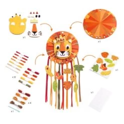 Attrape-rêve à Créer Petit Lion Djeco -Magasin De Jouets attrape reve a creer petit lion djeco 1200 1200 1701050