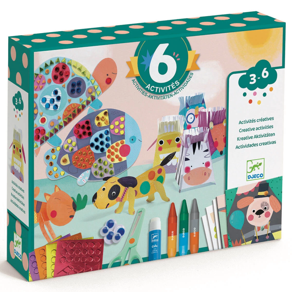 Coffret Créatif Les Animaux Et Leurs Maisons LES PETITS Djeco 1 Coffret Créatif Les Animaux Et Leurs Maisons LES PETITS Djeco