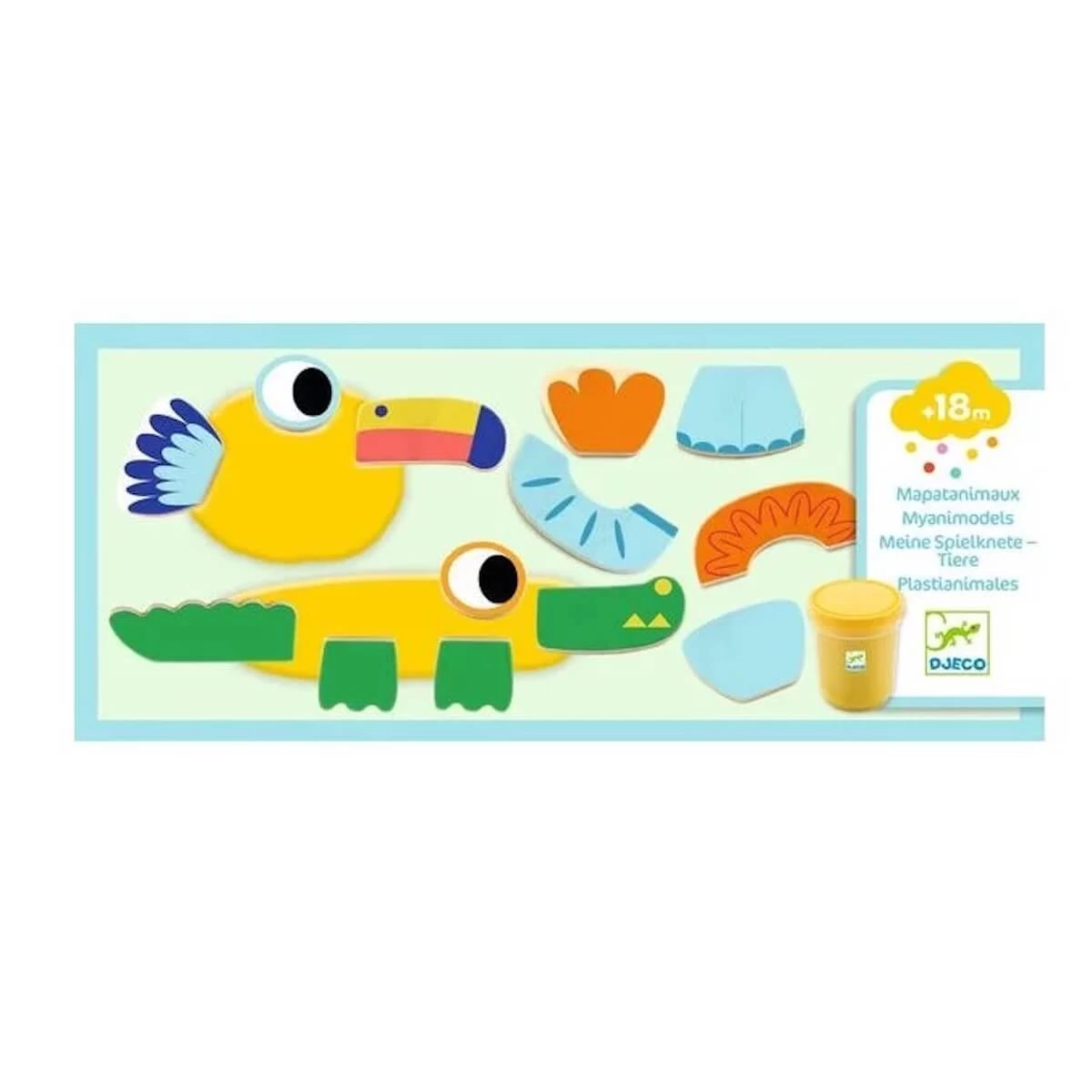 Coffret Pâte à Modeler Mapatanimaux Djeco 1 Coffret Pâte à Modeler Mapatanimaux Djeco