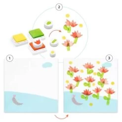 Coffret Tampons Avec Des Fleurs Djeco -Magasin De Jouets coffret tampons avec des fleurs djeco 1200 1200 1734227