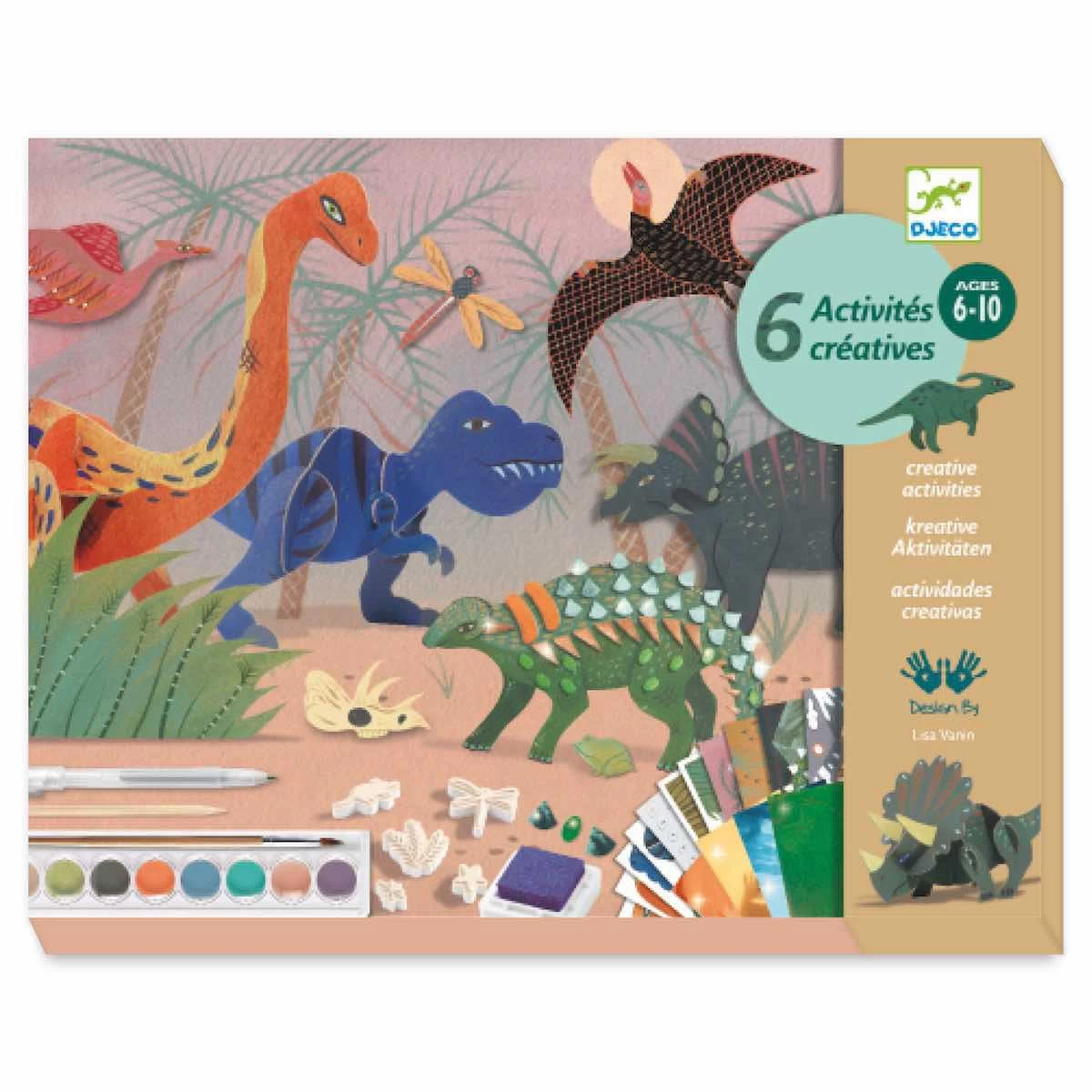 Coffrets Multi-activités Le Monde Des Dinosaures Djeco 1 Coffrets Multi-activités Le Monde Des Dinosaures Djeco