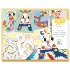 Coloriages Un Monde à Créer, Lettres Djeco