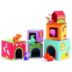 Cubes Premier âge TOPANIFARM Djeco 5 Cubes Premier âge TOPANIFARM Djeco -Magasin De Jouets cubes premier age topanifarm djeco 1200 1200 492461