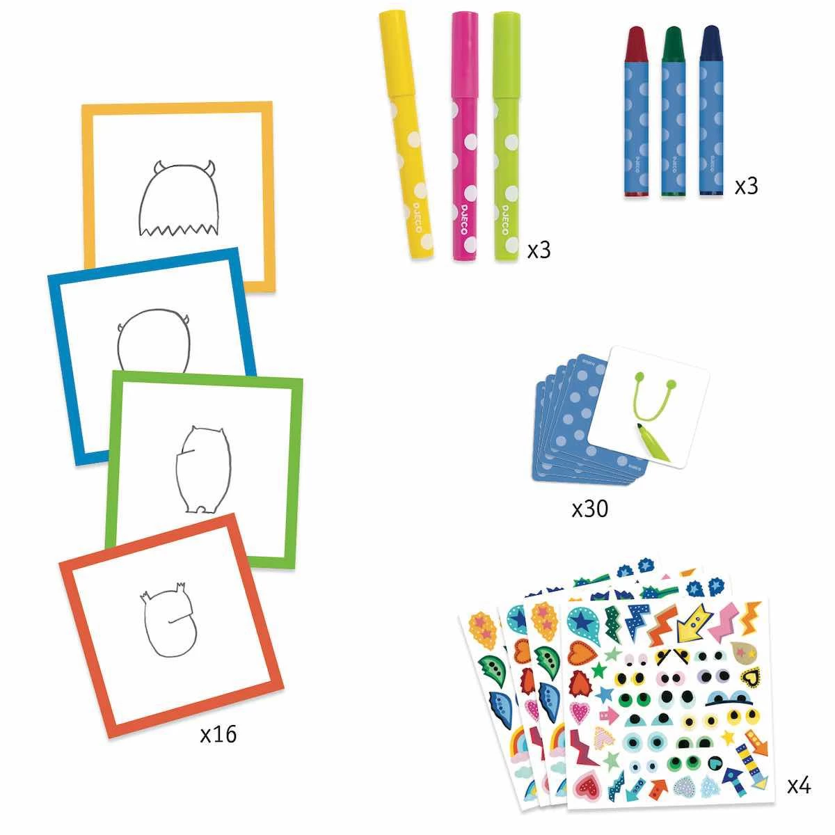 Dessin Les Petits Monstres Djeco 2 Dessin Les Petits Monstres Djeco – Image 2