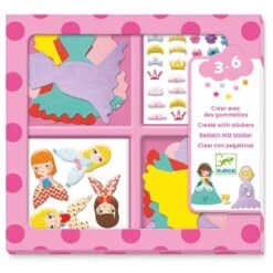 Gommettes J'AIME LES PRINCESSES Djeco