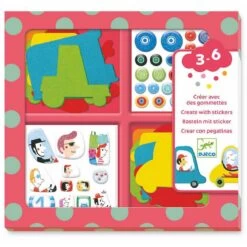 Gommettes J'AIME LES VOITURES Djeco