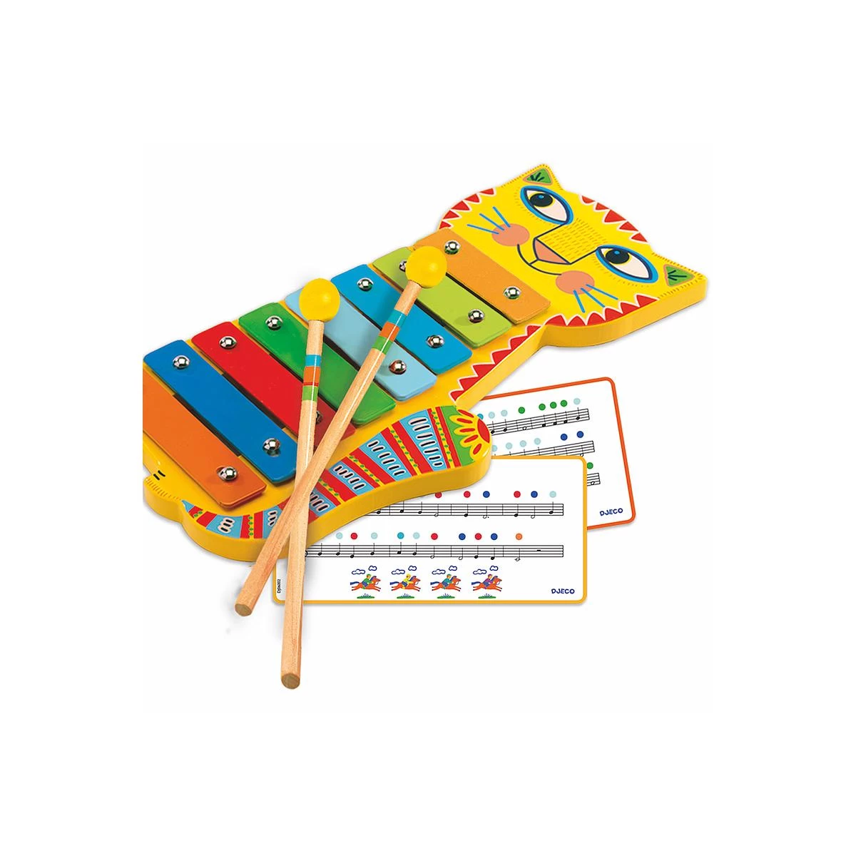 Instrument Musique ANIMAMBO MÉTALLOPHONE Djeco 1 Instrument Musique ANIMAMBO MÉTALLOPHONE Djeco