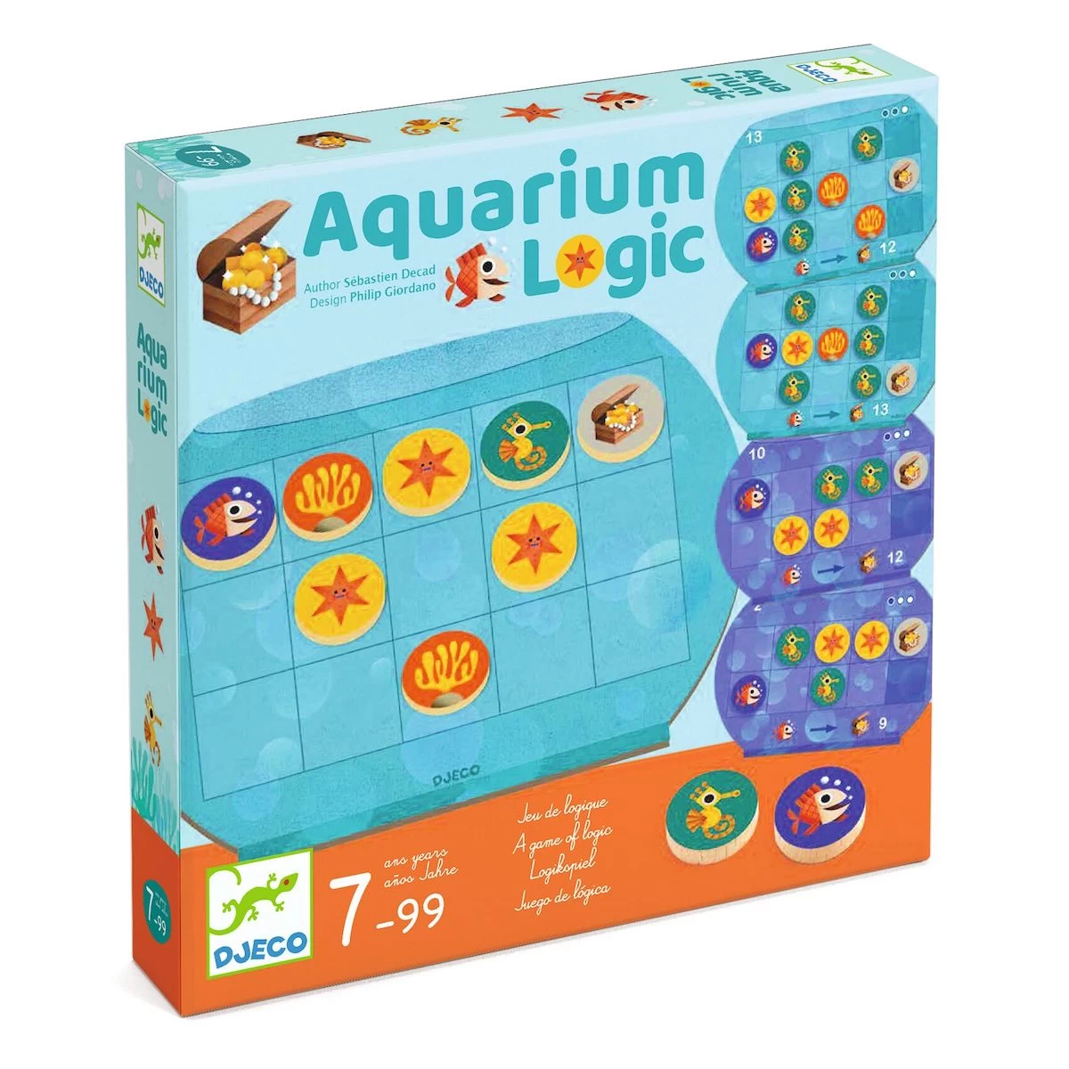 Jeu De Logique AQUARIUM LOGIC Djeco 2 Jeu De Logique AQUARIUM LOGIC Djeco – Image 2