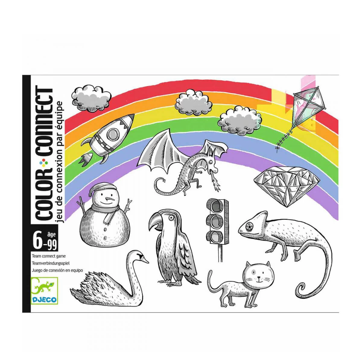 Jeu De Société Color Connect Djeco 1 Jeu De Société Color Connect Djeco
