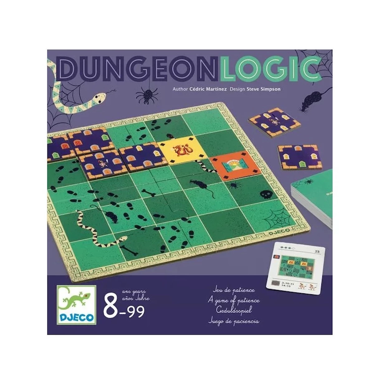 Jeu De Société Dungeon Logic JEUX Djeco 1 Jeu De Société Dungeon Logic JEUX Djeco