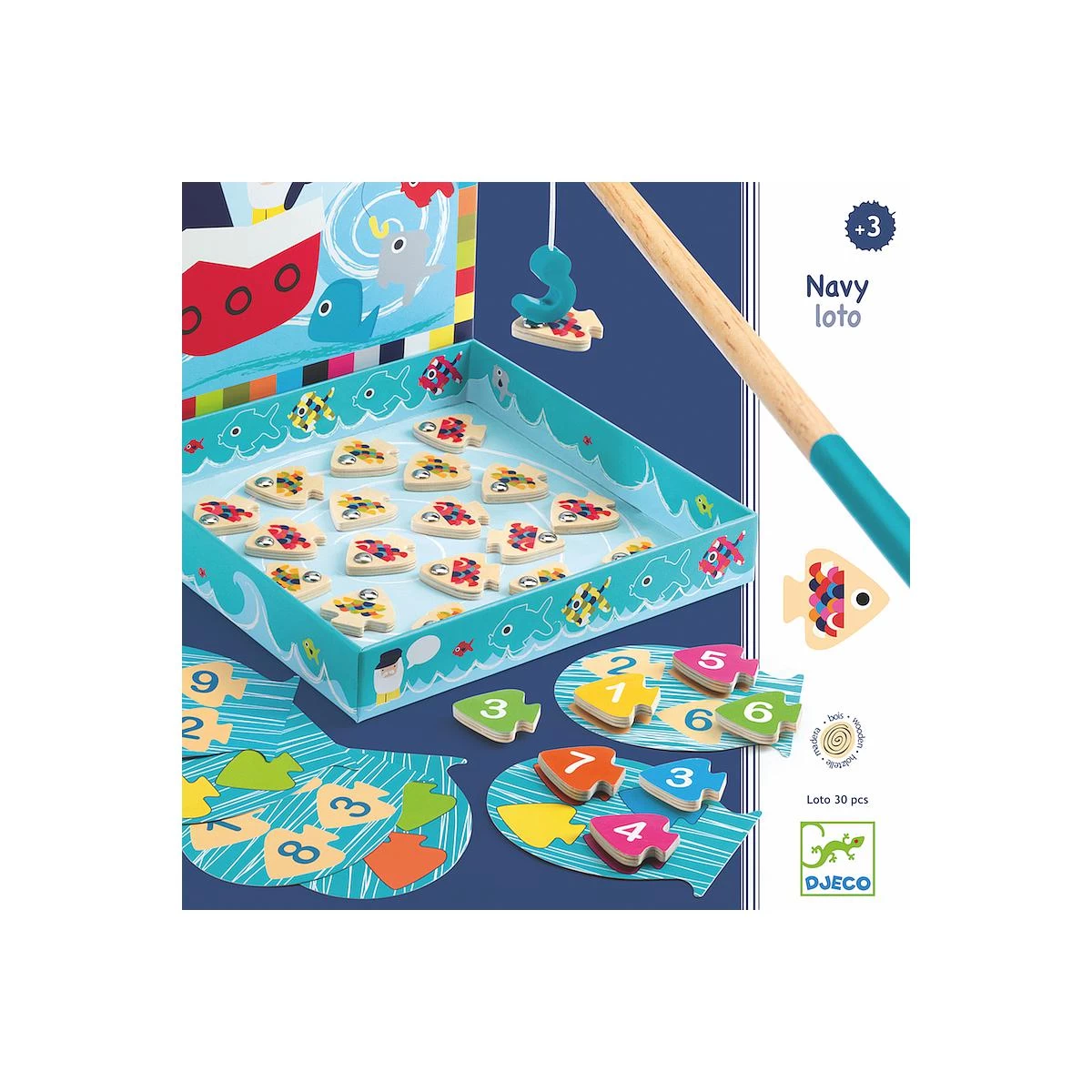 Jeu éducatif Bois NAVY-LOTO Djeco 1 Jeu éducatif Bois NAVY-LOTO Djeco