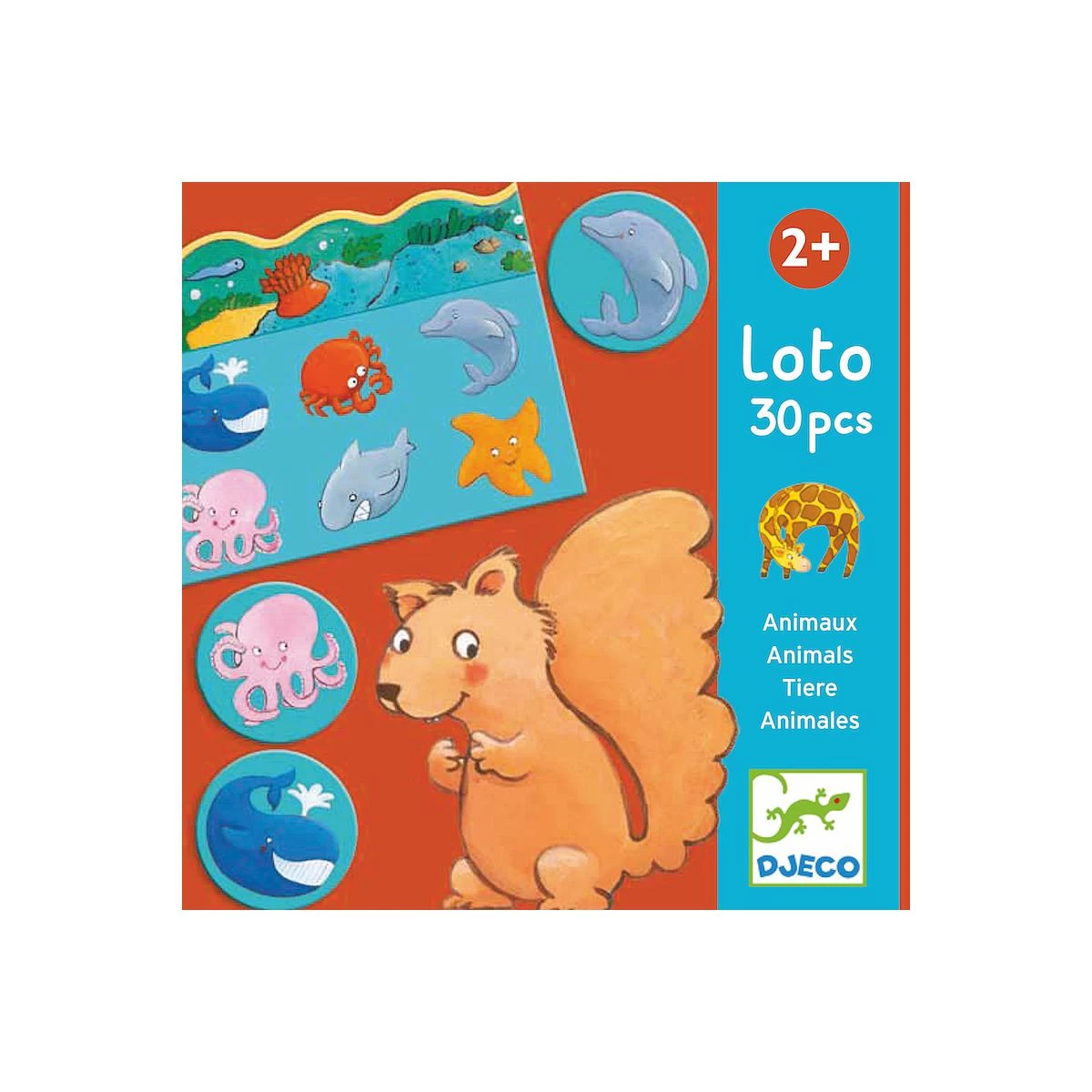 Jeu éducatif LOTO DES ANIMAUX Djeco 1 Jeu éducatif LOTO DES ANIMAUX Djeco