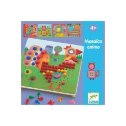 Jeu éducatif MOSAÏCO ANIMAUX Djeco