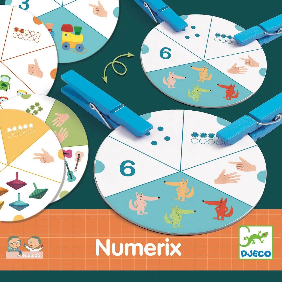 Jeu éducatif Numerix Djeco 1 Jeu éducatif Numerix Djeco