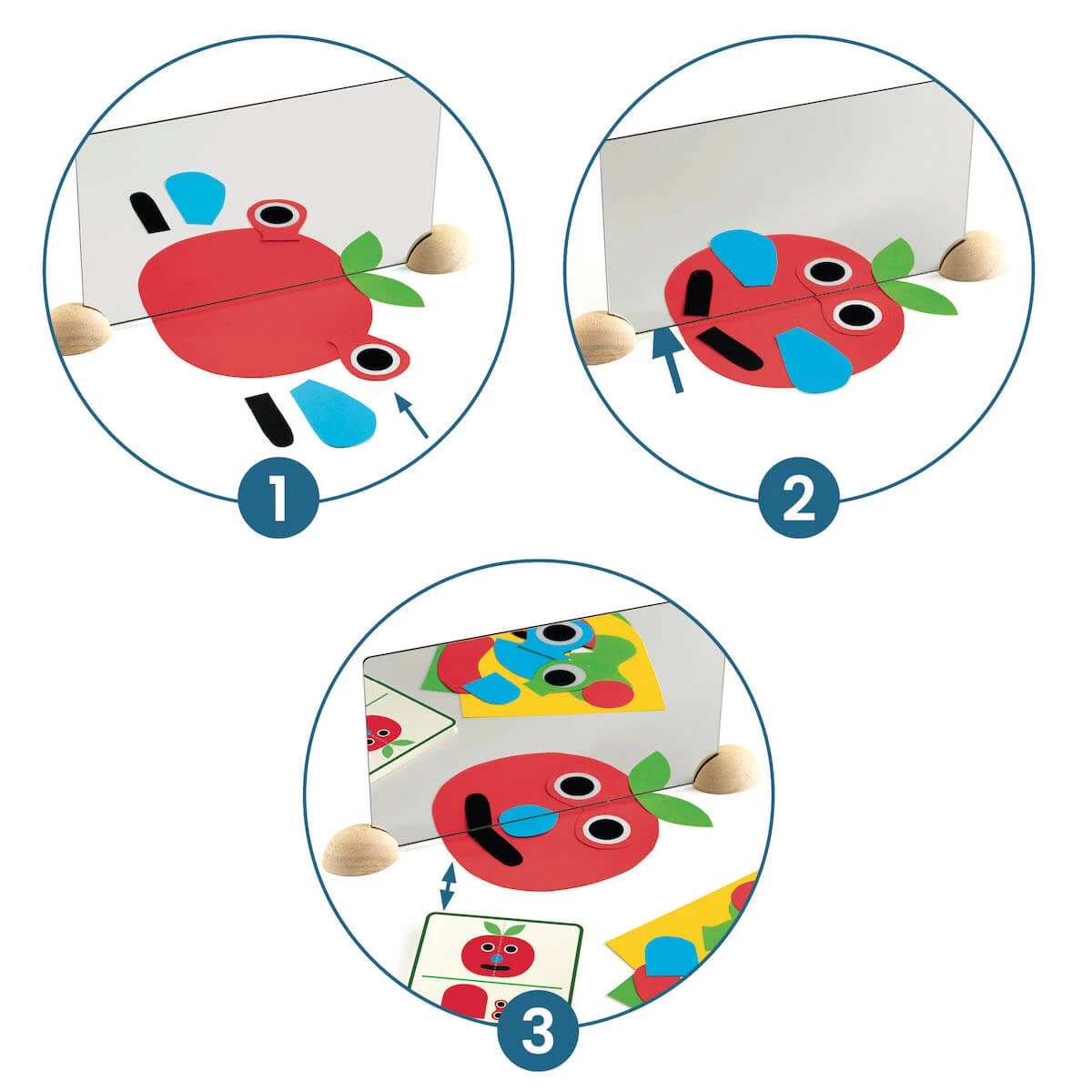Jeu éducatif Ze Mirror Faces Djeco 2 Jeu éducatif Ze Mirror Faces Djeco – Image 2