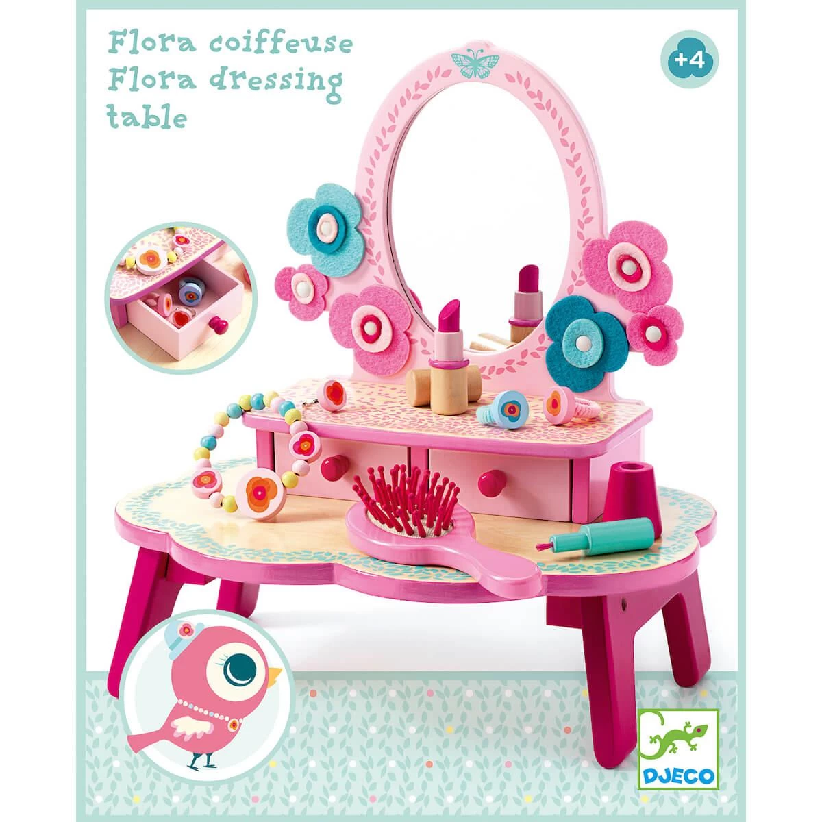 Jeu Imitation Coiffeuse FLORA Djeco 2 Jeu Imitation Coiffeuse FLORA Djeco – Image 2