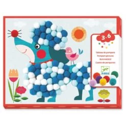 Les Petits - Collages DES CHIENS À CARESSER Djeco