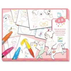 Les Petits - Créer Avec Des Formes UN MONDE À CRÉER, FILLES Djeco