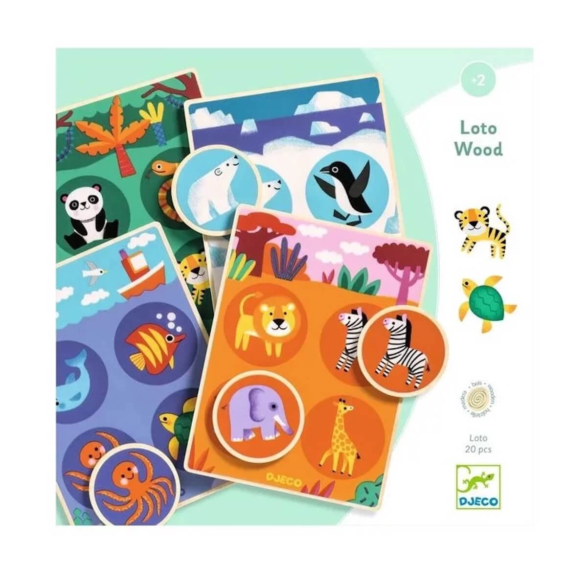 Loto Wood - FSC 100% Djeco 1 Loto Wood - FSC 100% Djeco