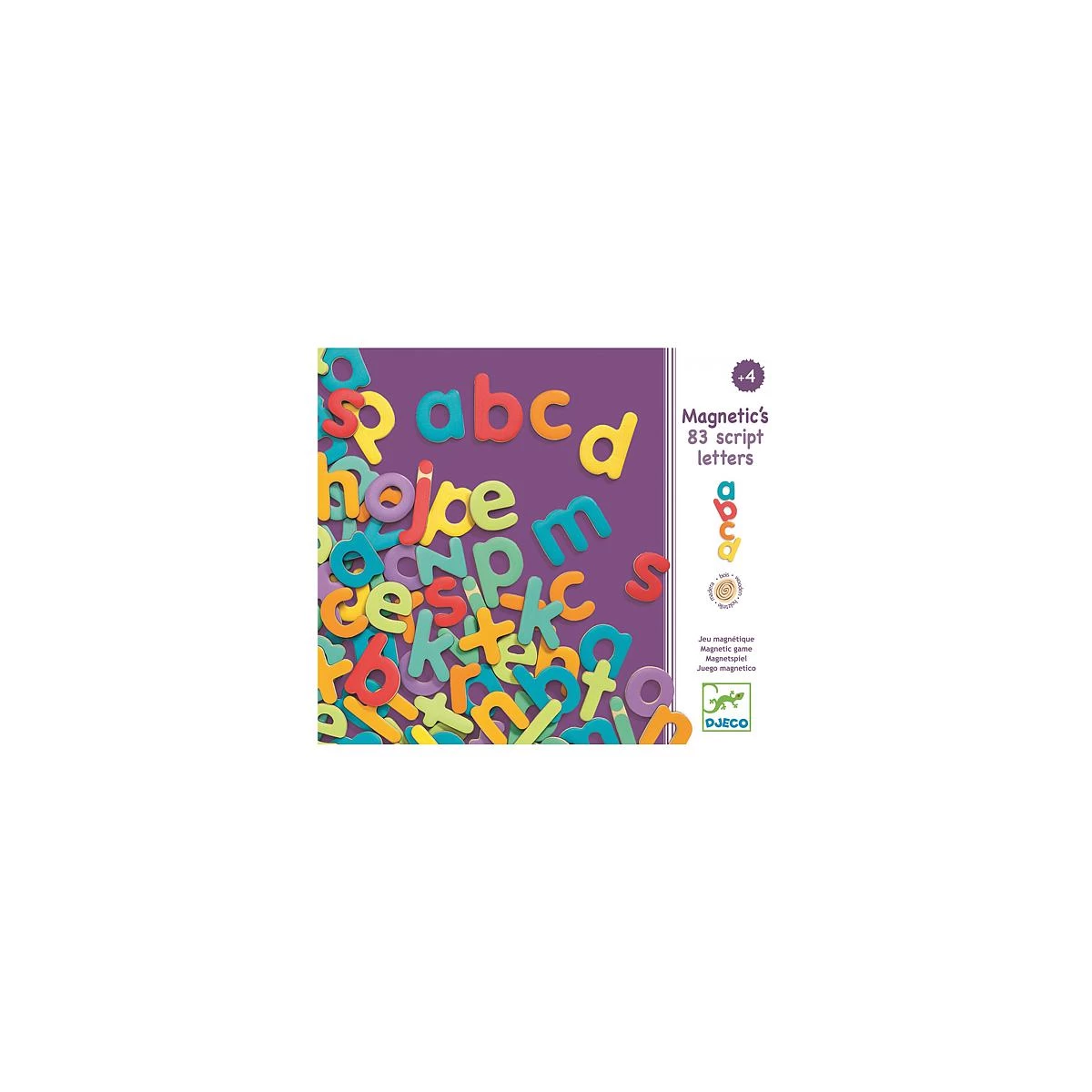 Magnets Bois 83 SCRIPT LETTERS Djeco 1 Magnets Bois 83 SCRIPT LETTERS Djeco
