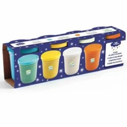 Modelage 4 Pots De Pâte à Modeler - Pailletées Djeco