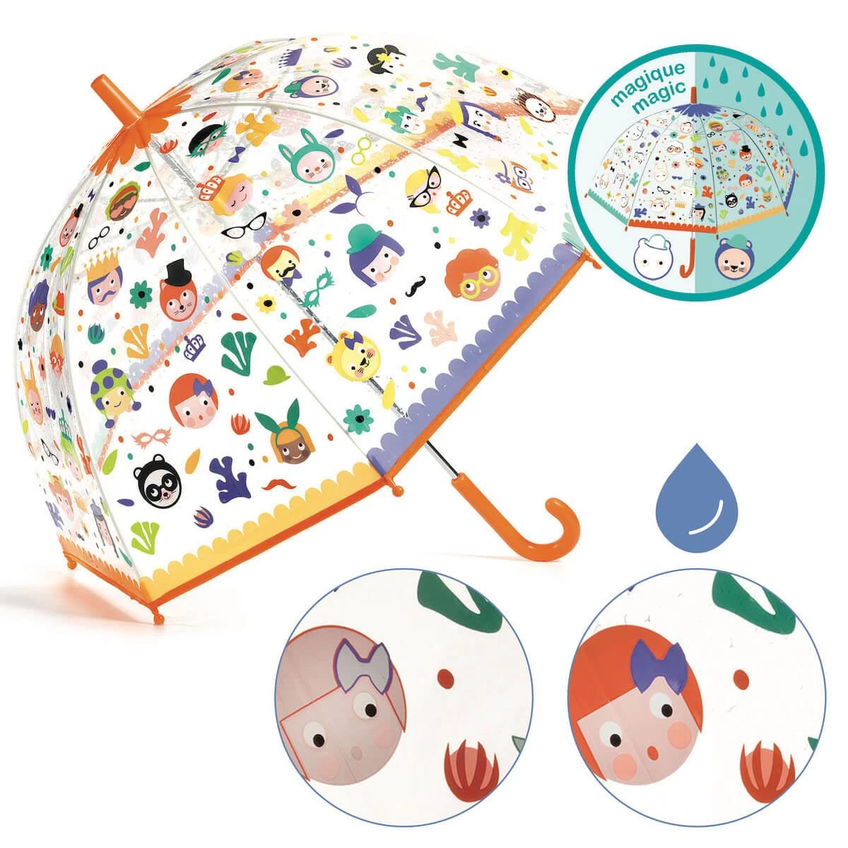 Parapluie Magique Visage Djeco 1 Parapluie Magique Visage Djeco