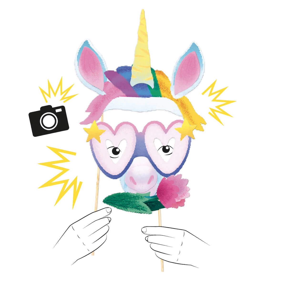 Photobooth à Créer Ballons & Co La Fiesta Des Animaux DIY Djeco 3 Photobooth à Créer Ballons & Co La Fiesta Des Animaux DIY Djeco – Image 3