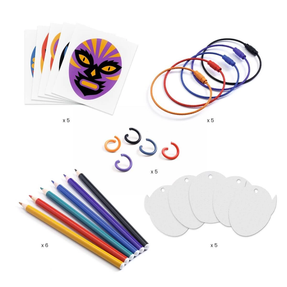 Porte-clefs Catcheurs Djeco 3 Porte-clefs Catcheurs Djeco – Image 3