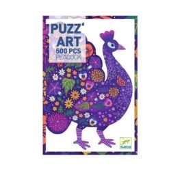 PUZZ'ART Peacock 500pcs Djeco