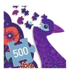 PUZZ'ART Peacock 500pcs Djeco 7 PUZZ'ART Peacock 500pcs Djeco -Magasin De Jouets puzzart peacock 500pcs djeco 1200 1200 2036988