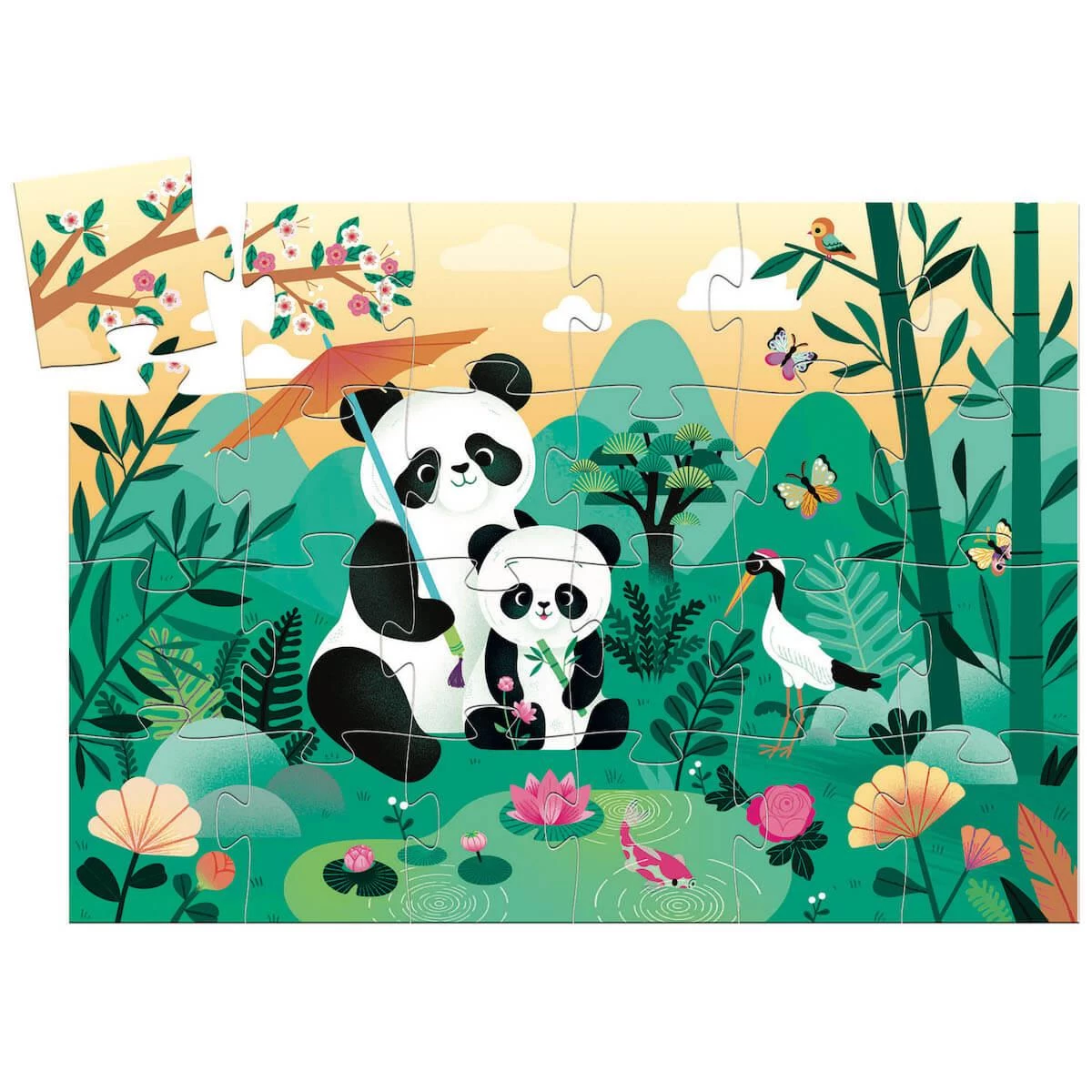 Puzzle 24pcs Léo Le Panda Djeco 2 Puzzle 24pcs Léo Le Panda Djeco – Image 2