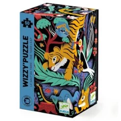 Puzzle 50pcs Le Saut Du Tigre Djeco