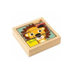 Puzzle Bois TOURNANIMO Djeco
