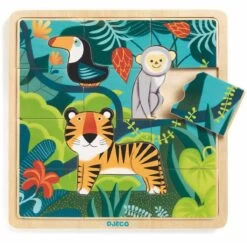 Puzzle éducatif Bois JUNGLE Djeco
