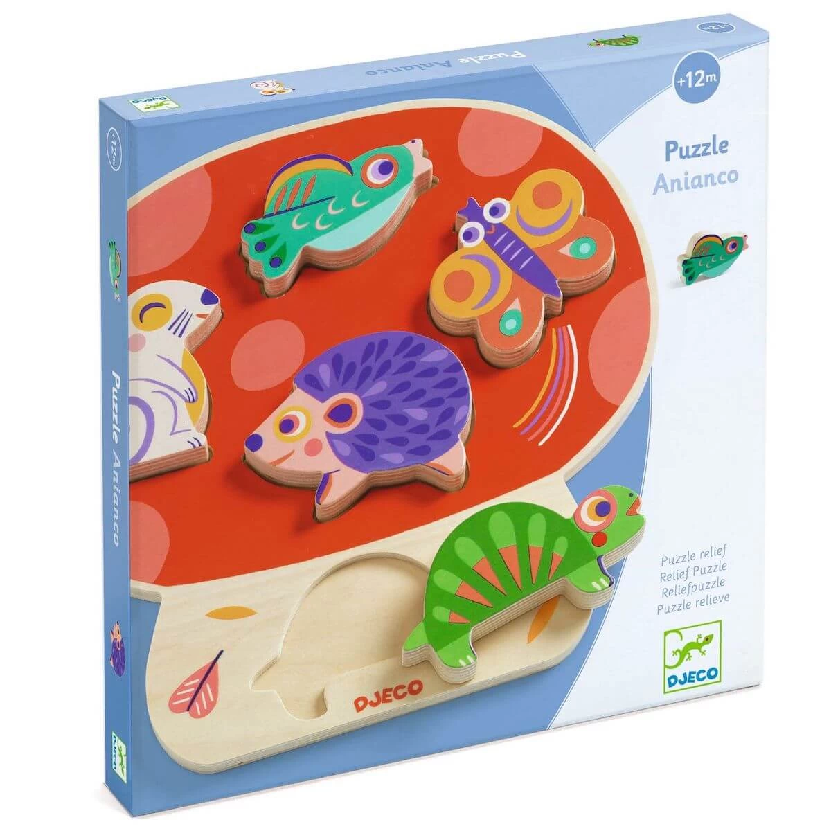 Puzzle Encastrement Anianco Djeco 2 Puzzle Encastrement Anianco Djeco – Image 2