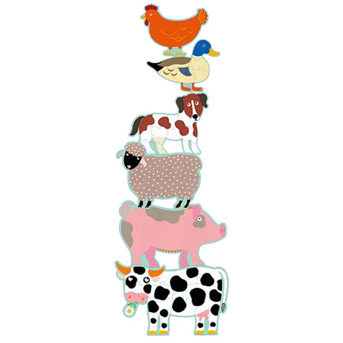 Puzzle évolutif HONORÉ ET SES AMIS Djeco 2 Puzzle évolutif HONORÉ ET SES AMIS Djeco – Image 2