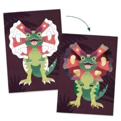 Tableau à Pailleter Jurassic LES PLUS GRANDS Djeco -Magasin De Jouets tableau a pailleter jurassic les plus grands djeco 1200 1200 1315533
