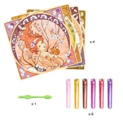 Tableaux à Pailleter Divines Djeco -Magasin De Jouets tableaux a pailleter divines djeco 1200 1200 1701189