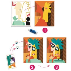 Têtes Au Carré LES PLUS GRANDS Djeco -Magasin De Jouets tetes au carre les plus grands djeco 1200 1200 1408730