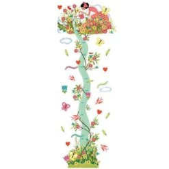 Toise-stickers Jeune Fille Au Jardin Djeco